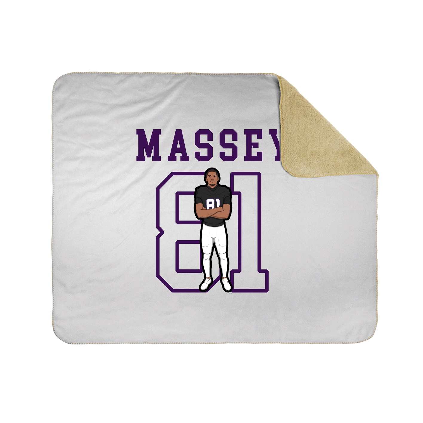 Throw Blanket — Shirsey in White