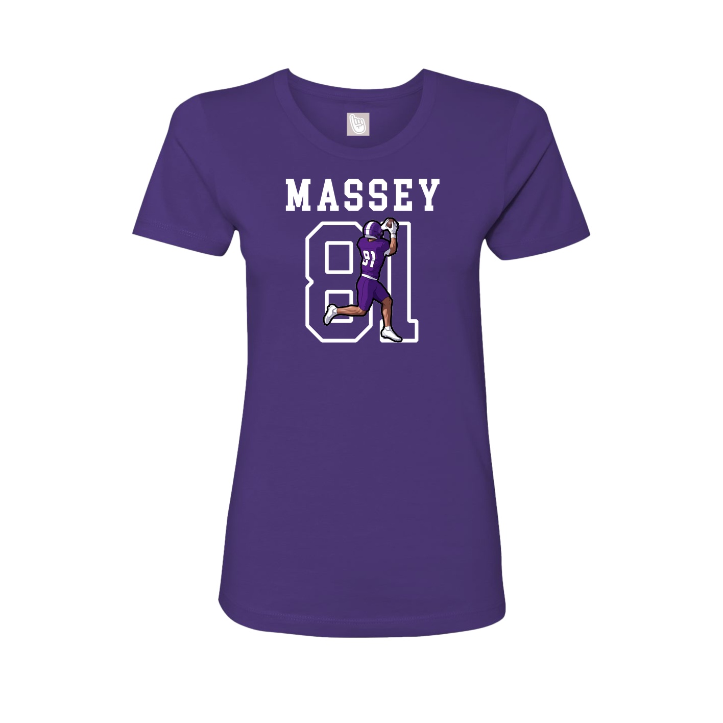Fitted Women's Tee — Shirsey in Purple