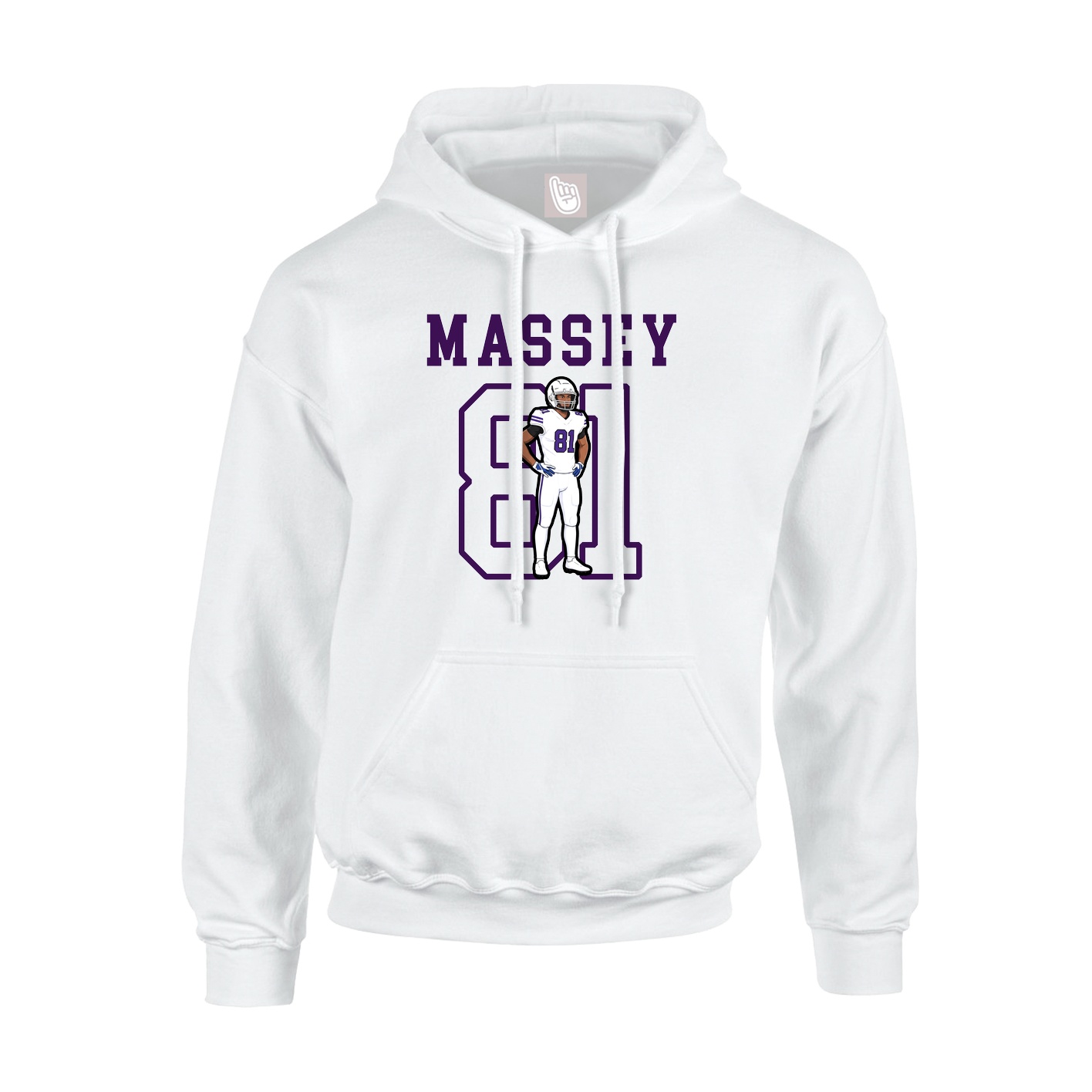 Youth Hoodie — Shirsey in White