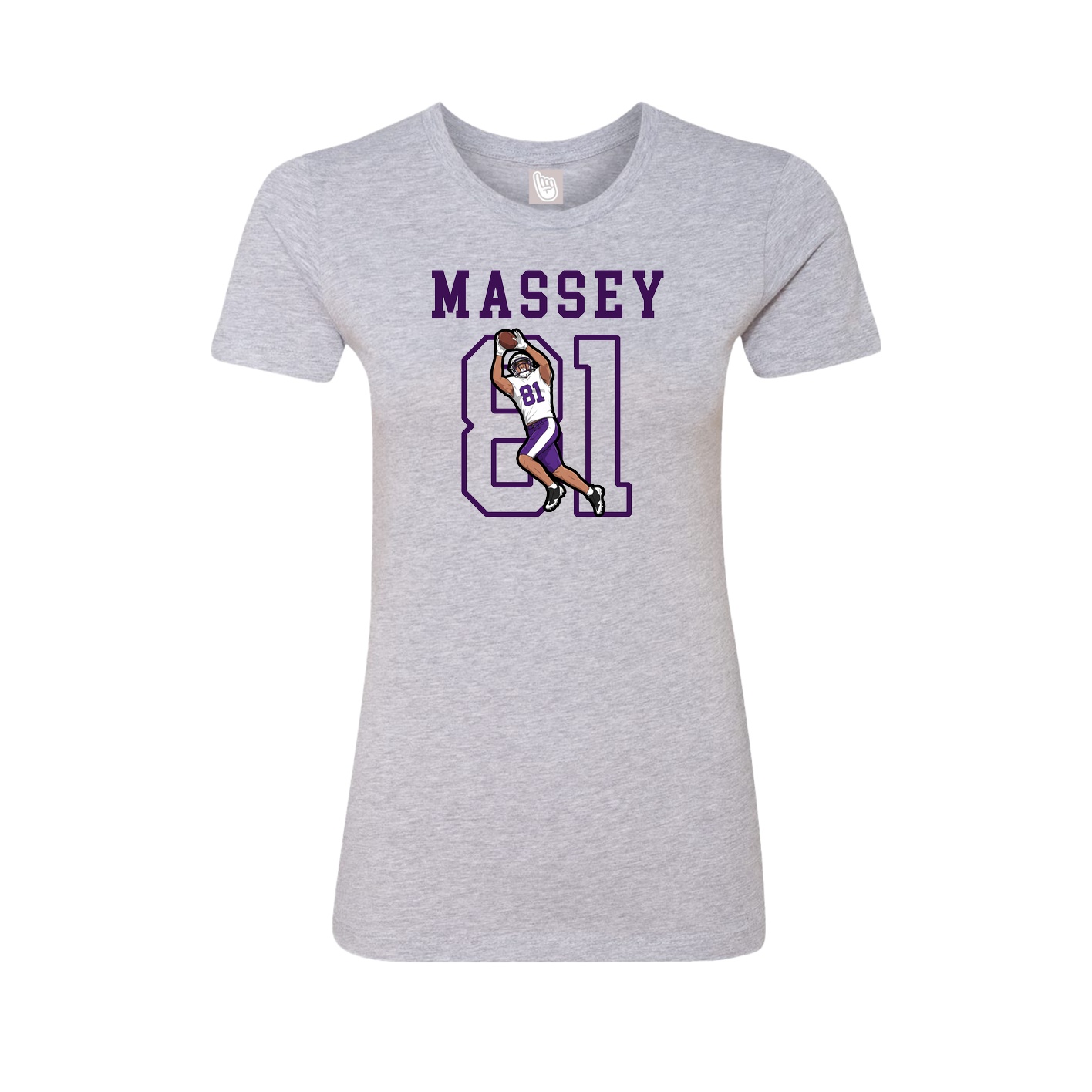 Fitted Women's Tee — Shirsey in Grey