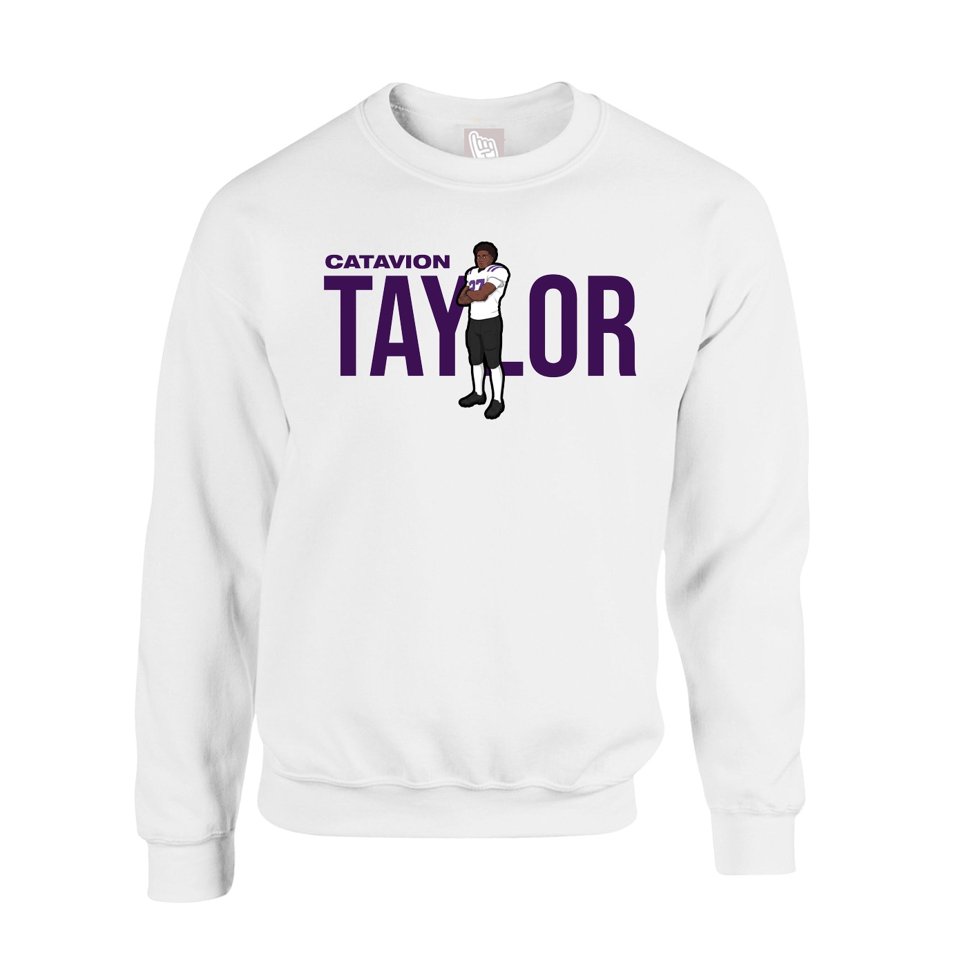 Fleece Crew — Player Name in White