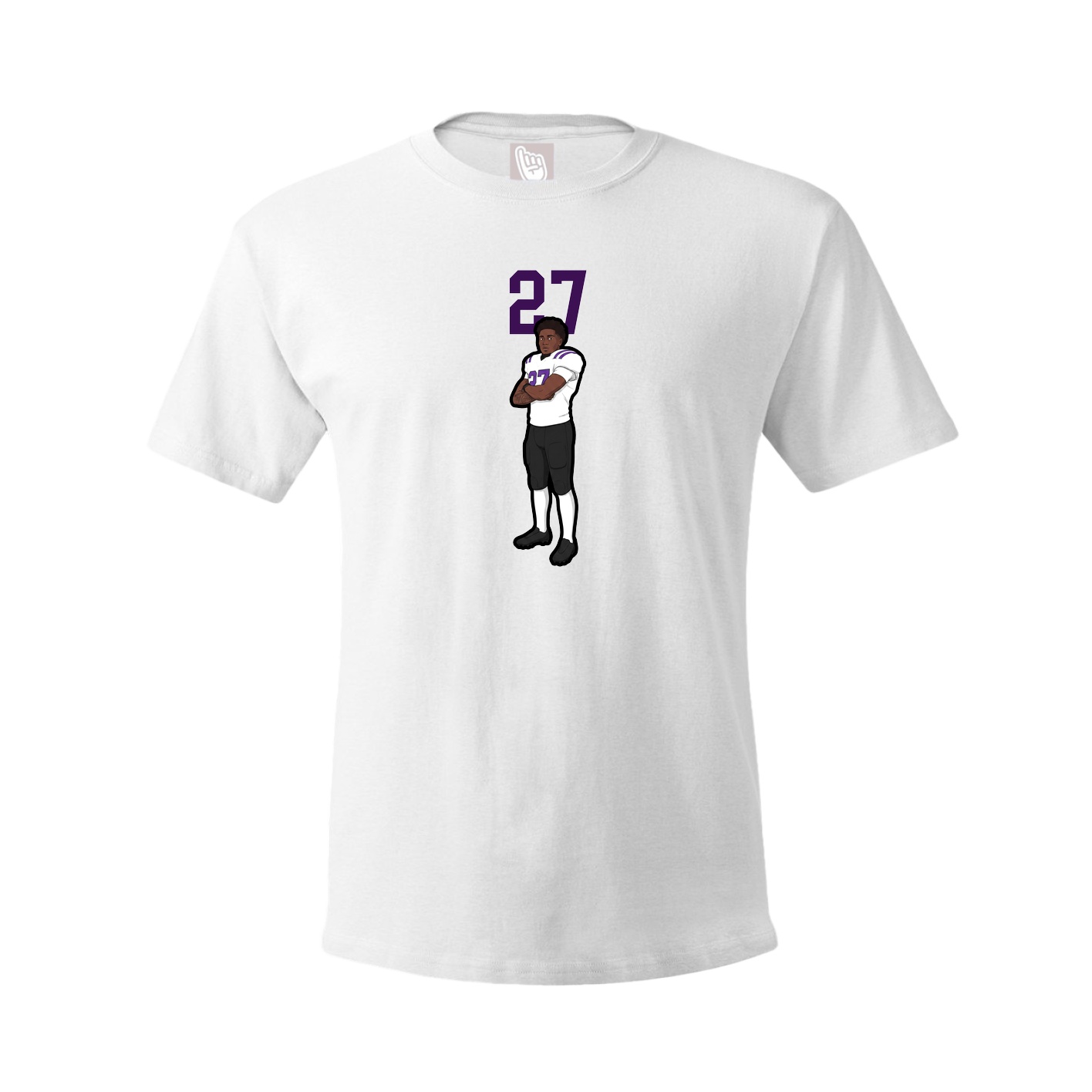 Tee — Number Top in White