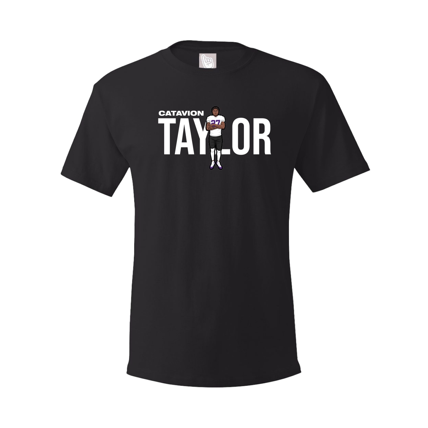 Youth Tee — Player Name in Black