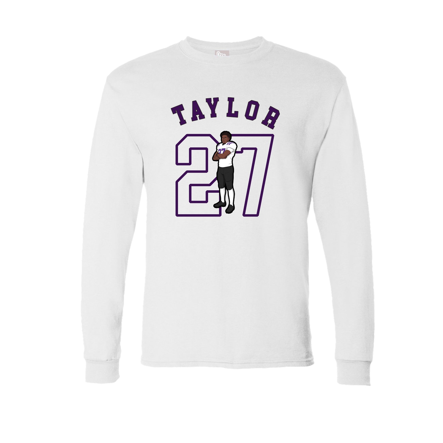 Long Sleeve Tee — Shirsey Arch in White