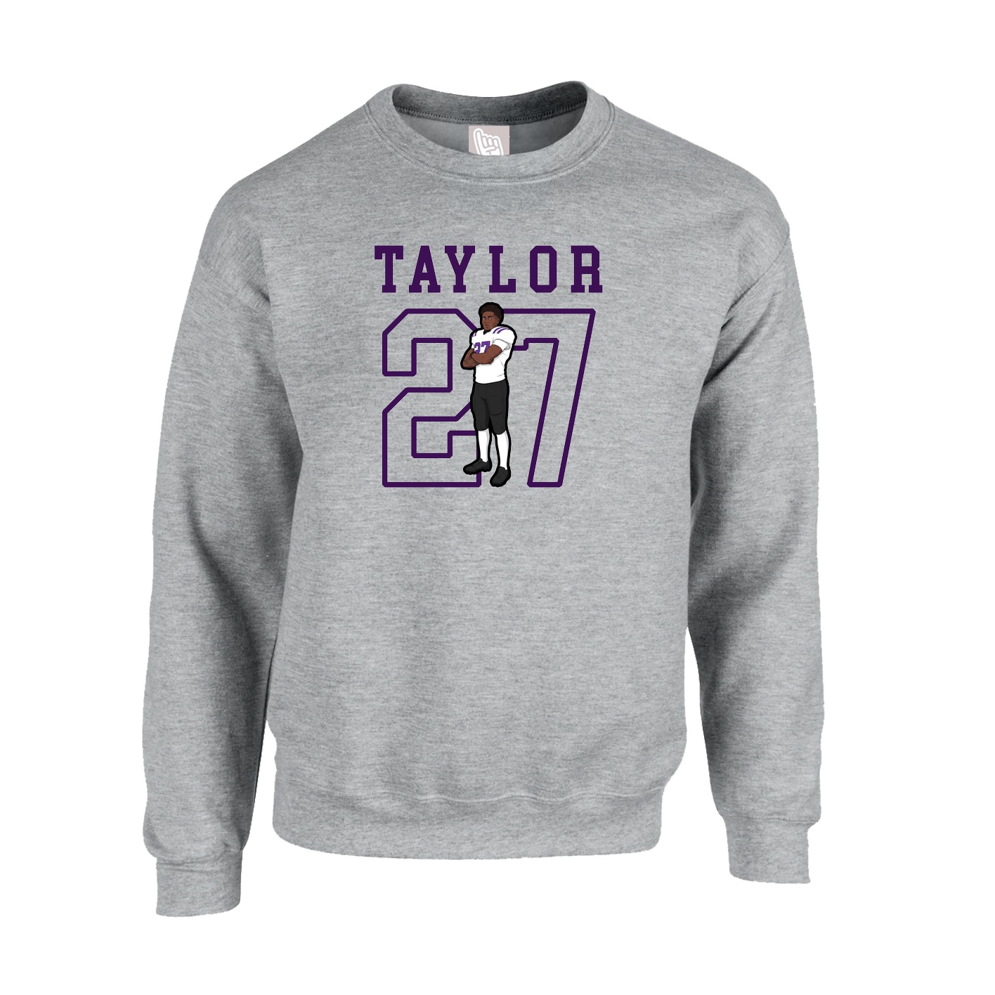 Fleece Crew — Shirsey in Grey