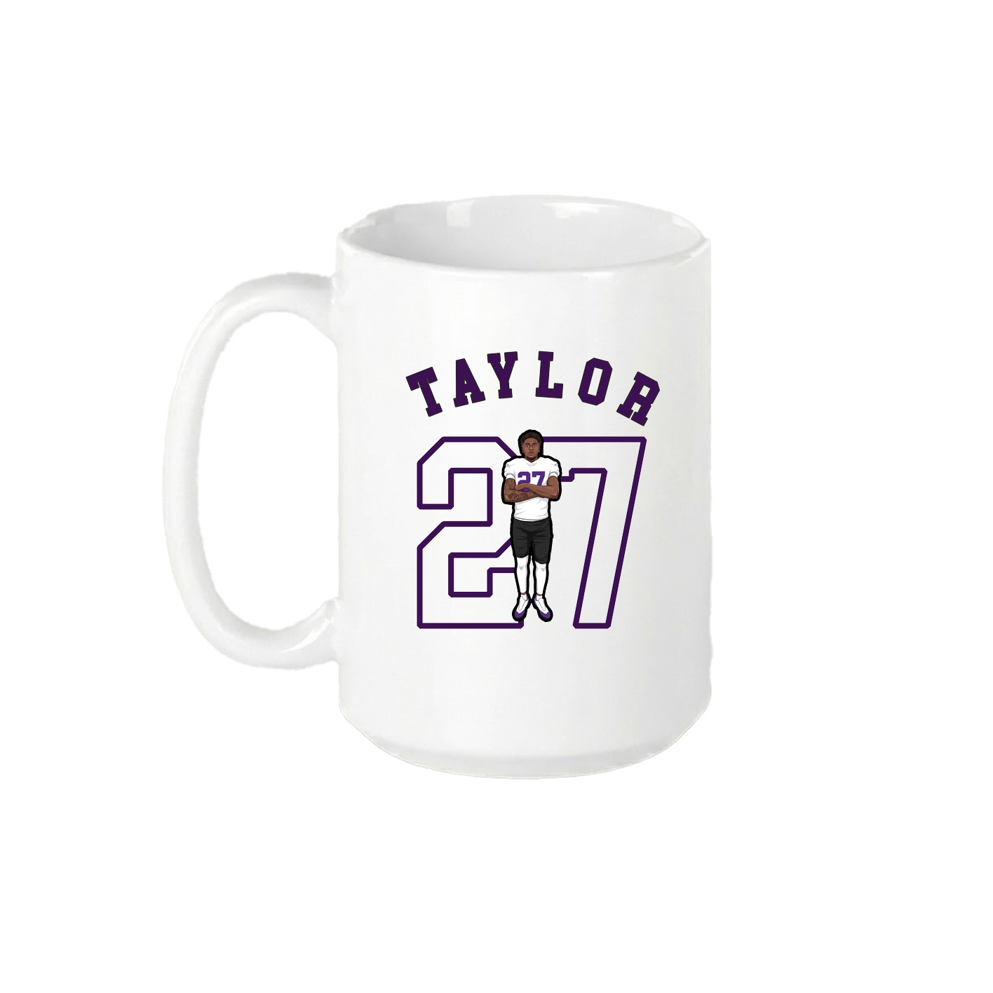 15oz Coffee Mug — Shirsey Arch in White