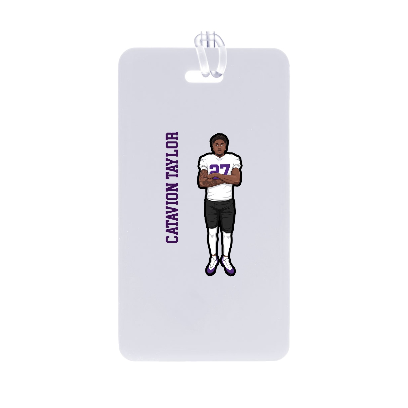 Bag Tag — Name Vertical in Classic