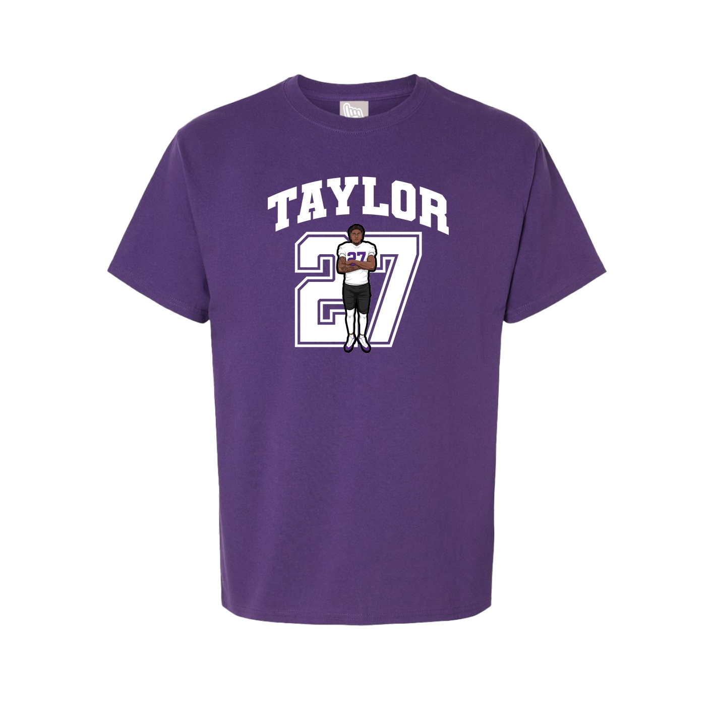 Tee — Number in Purple