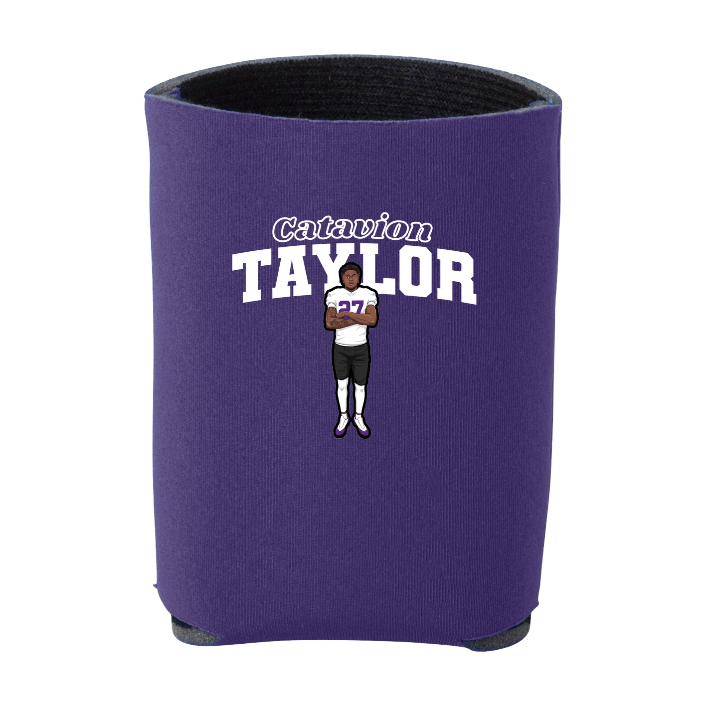 Can Holder — Name Arch in Purple