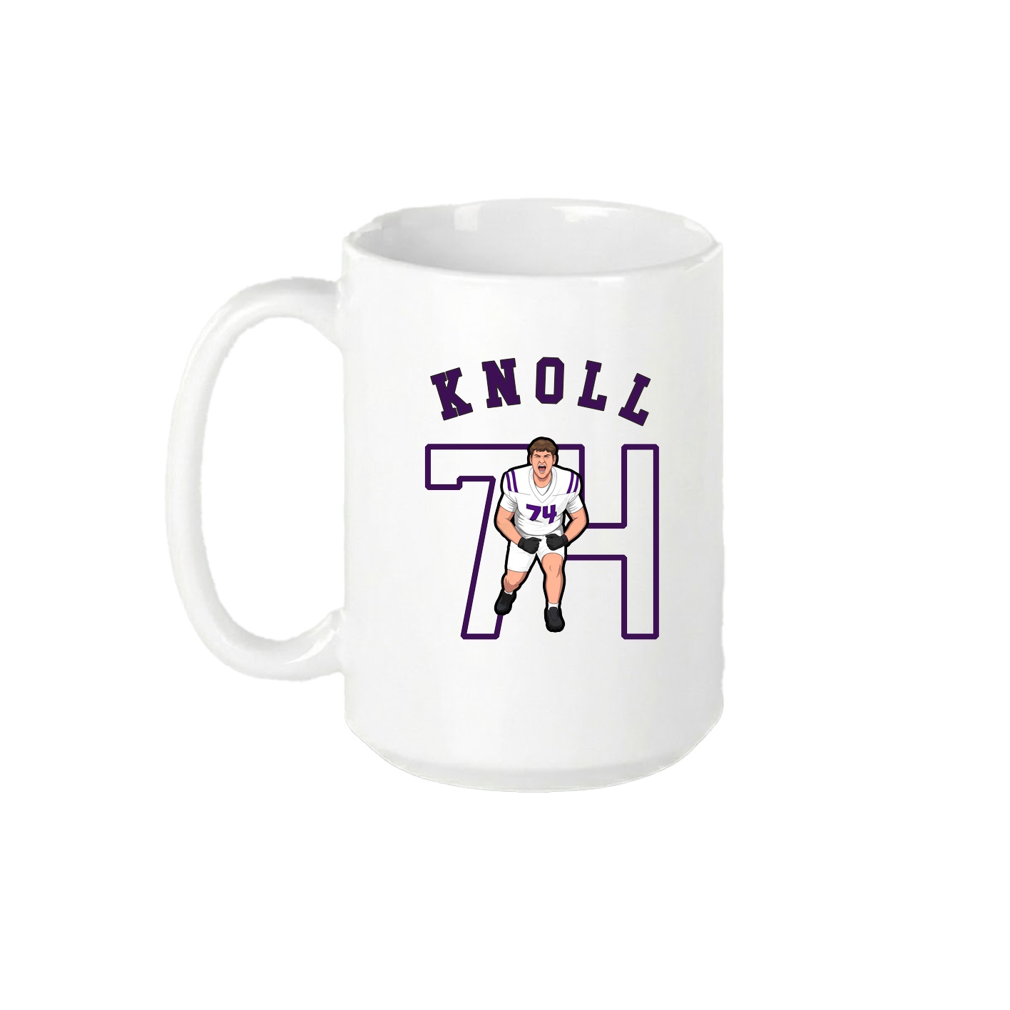 15oz Coffee Mug — Shirsey Arch in White