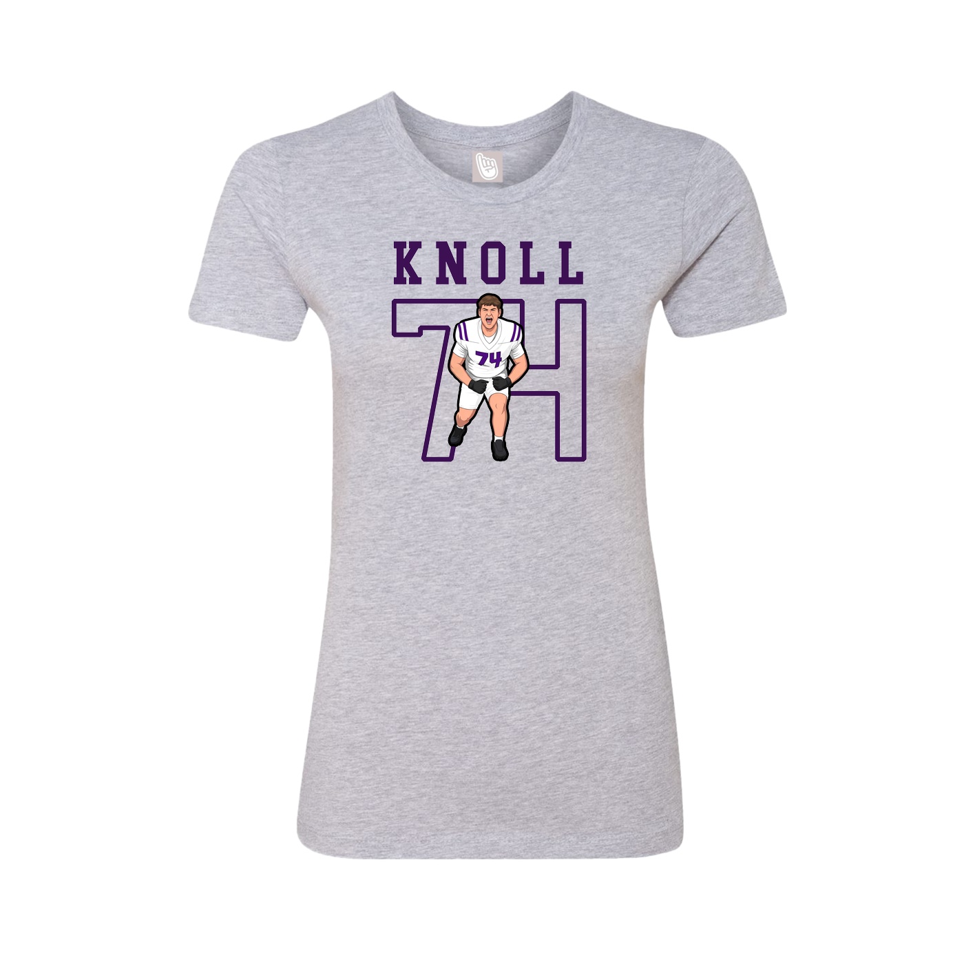 Fitted Women's Tee — Shirsey in Grey