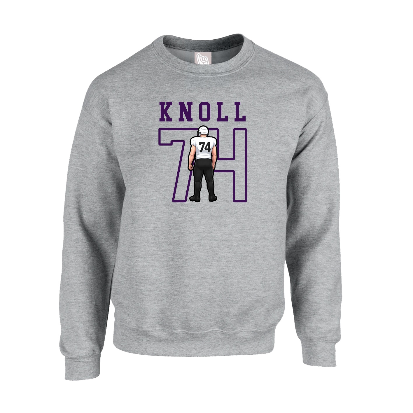 Fleece Crew — Shirsey in Grey