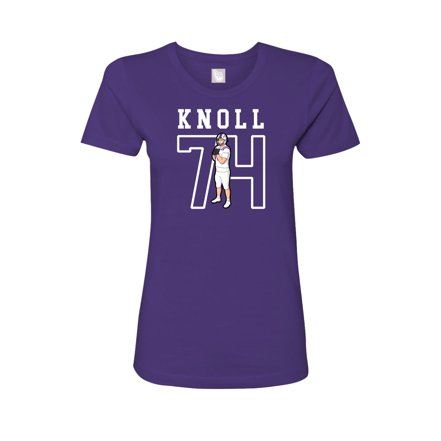 Fitted Women's Tee — Shirsey in Purple
