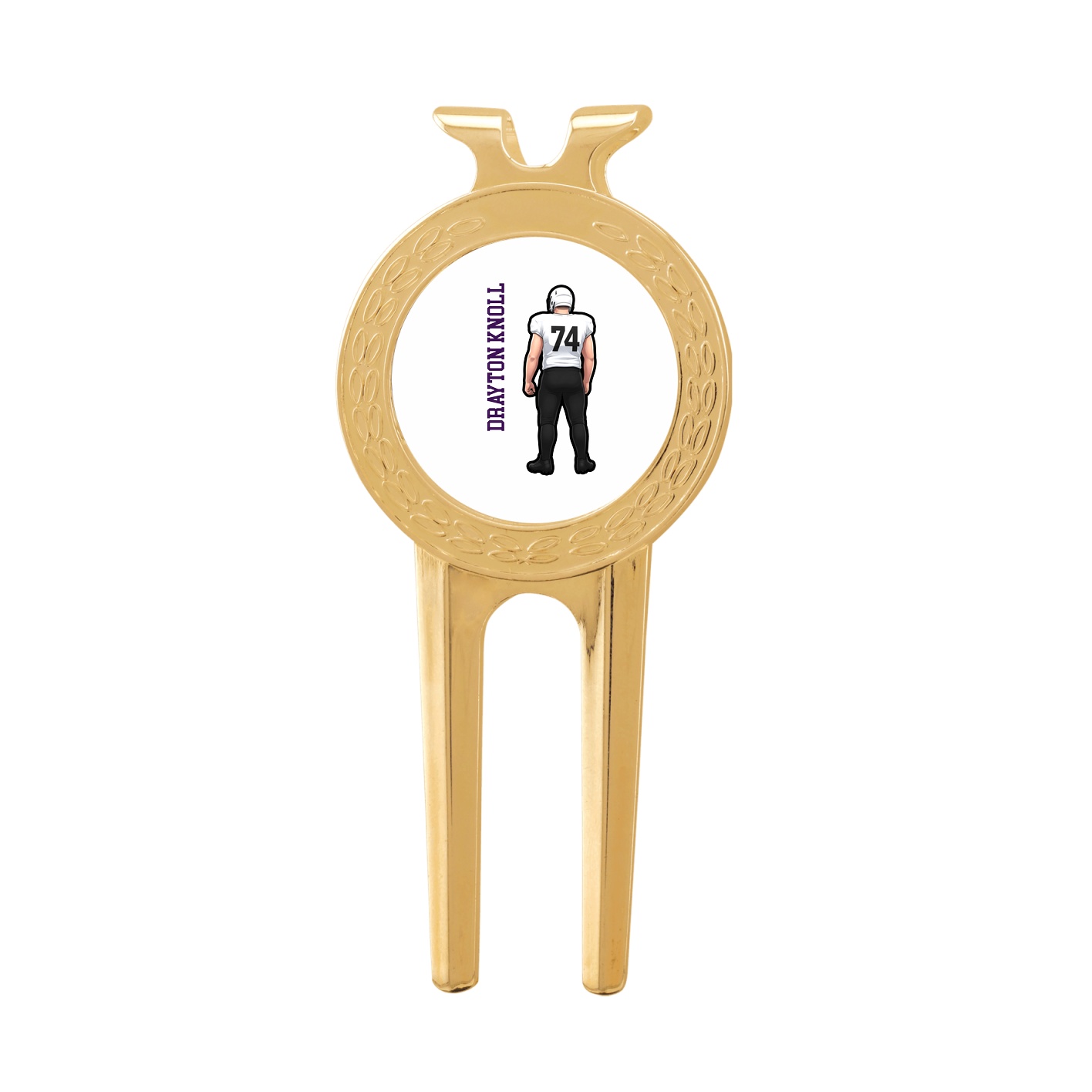 Divot Tool with Ball Marker — Name Vertical in Classic