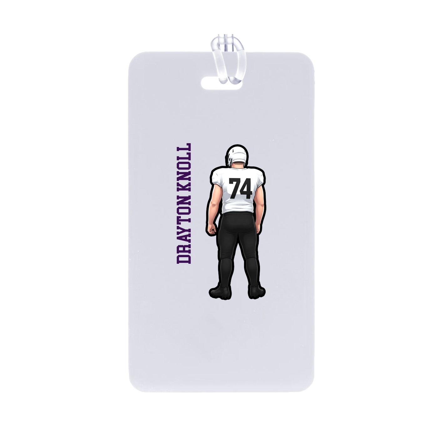 Bag Tag — Name Vertical in Classic