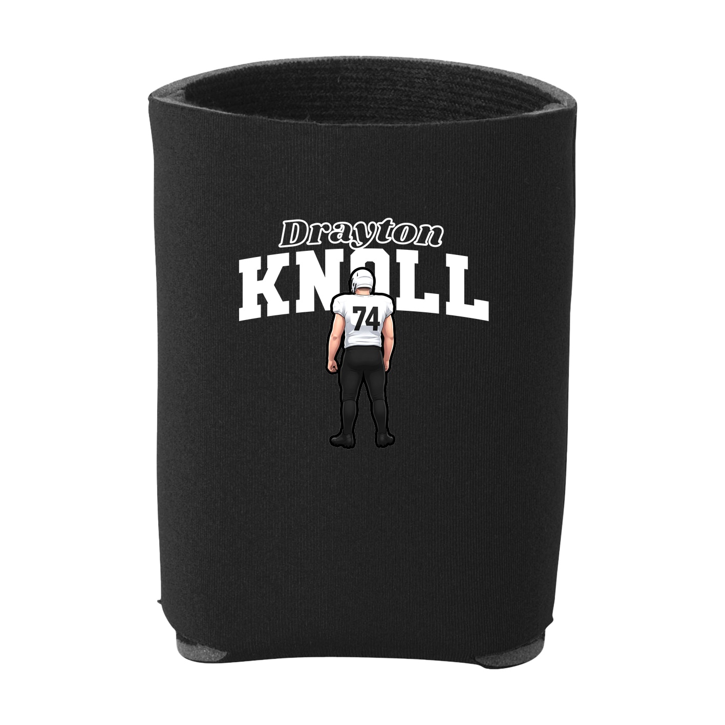 Can Holder — Name Arch in Black