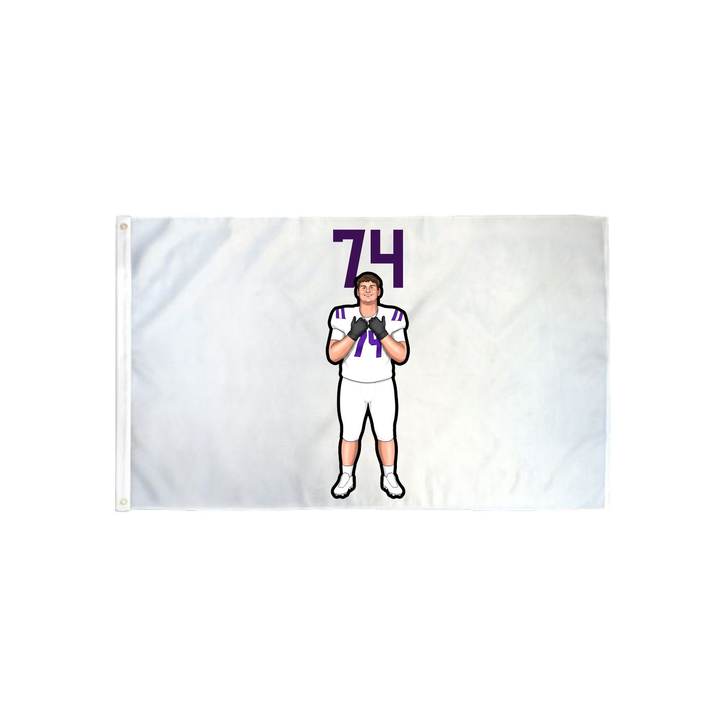 3x5 Flag — Number Top in Classic