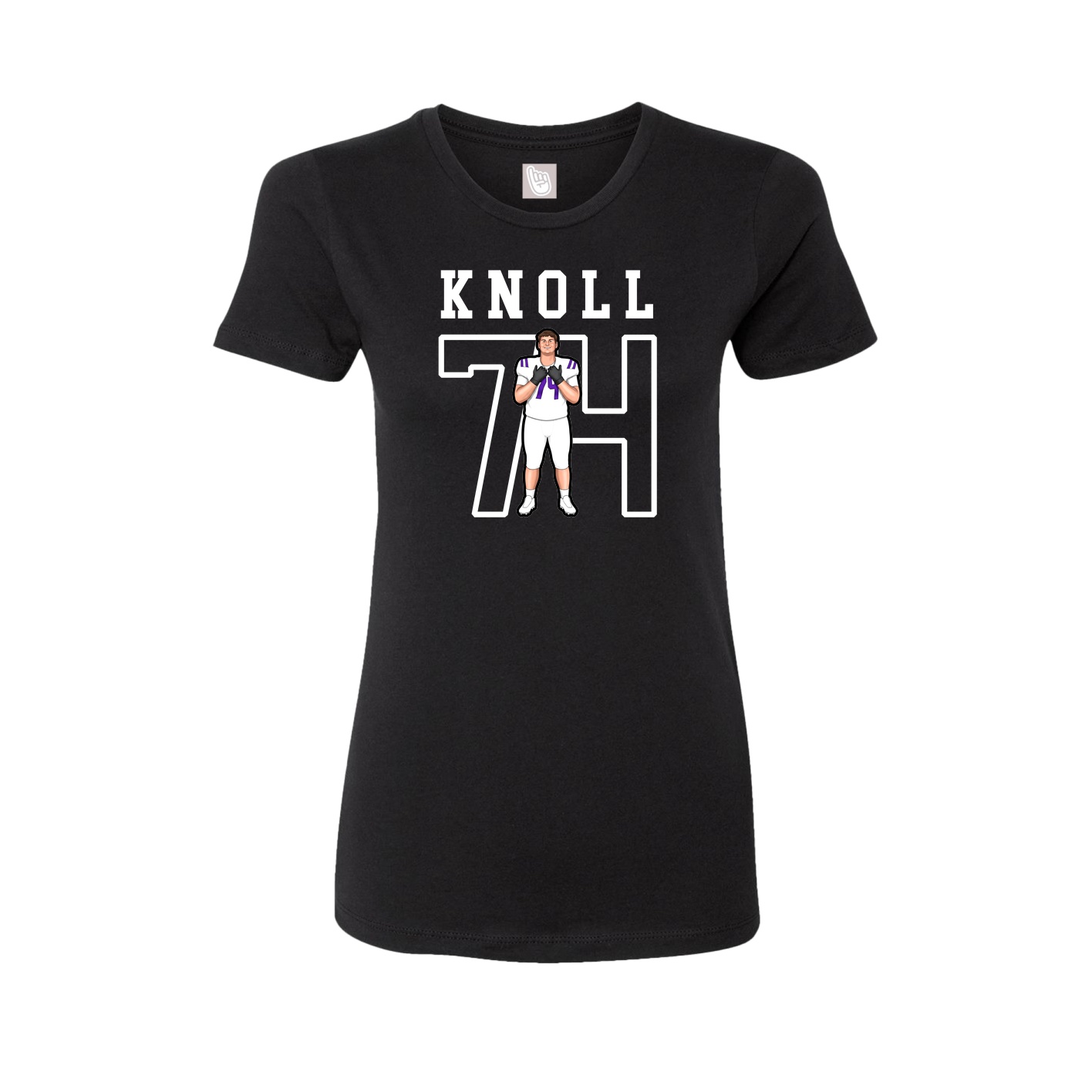 Fitted Women's Tee — Shirsey in Black