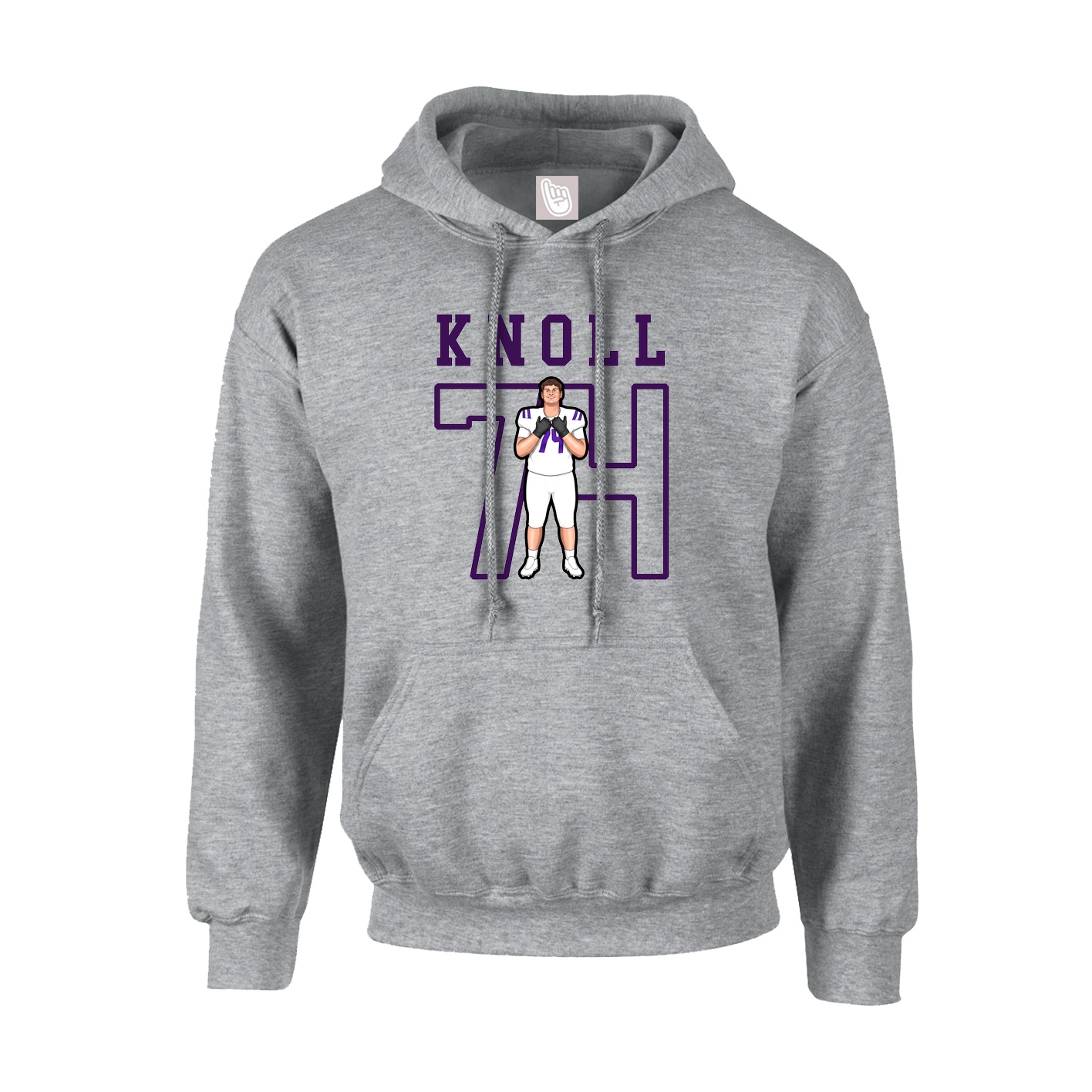 Hoodie — Shirsey in Grey