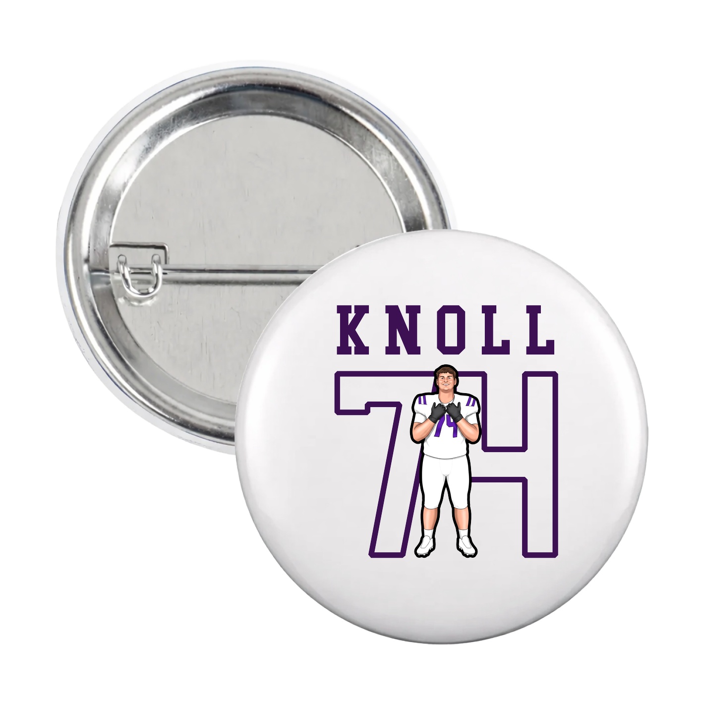 Game Day Button — Shirsey in White