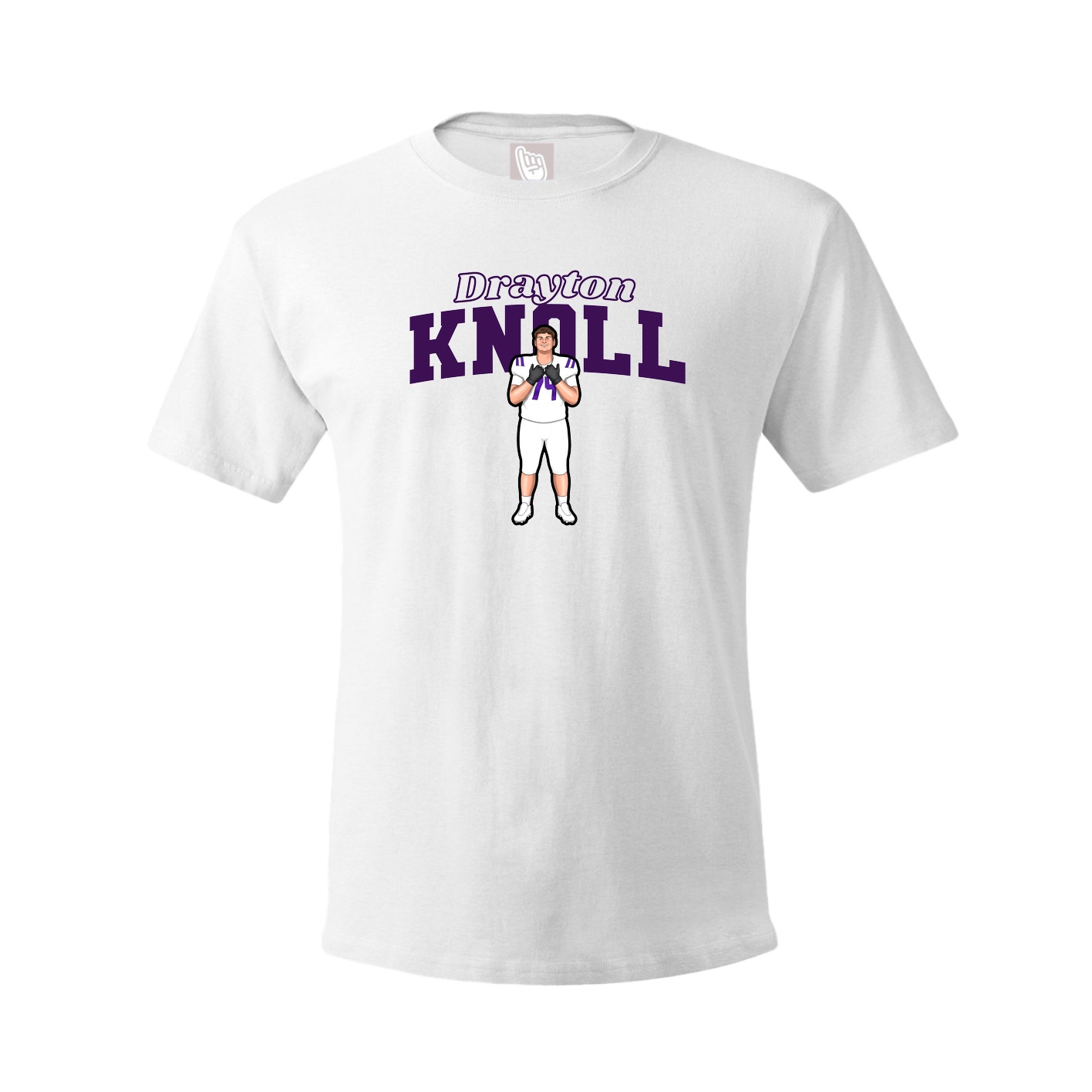 Tee — Name Arch in White