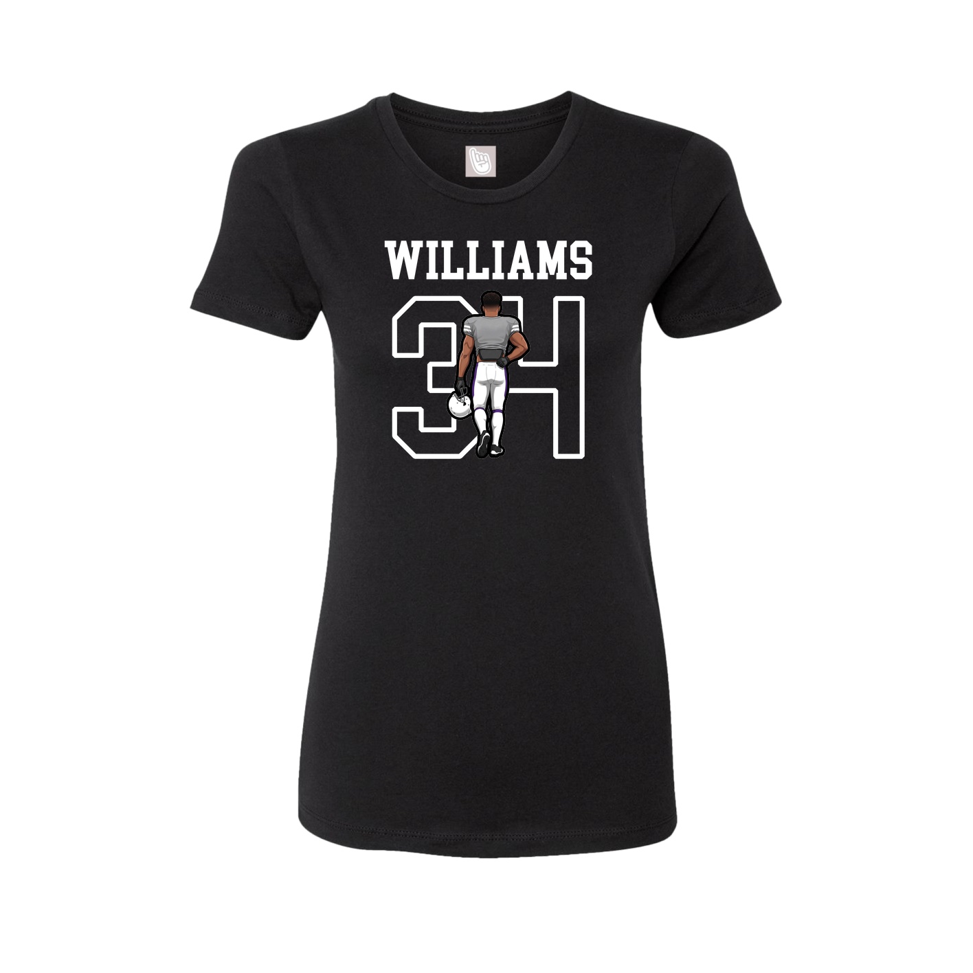 Fitted Women's Tee — Shirsey in Black