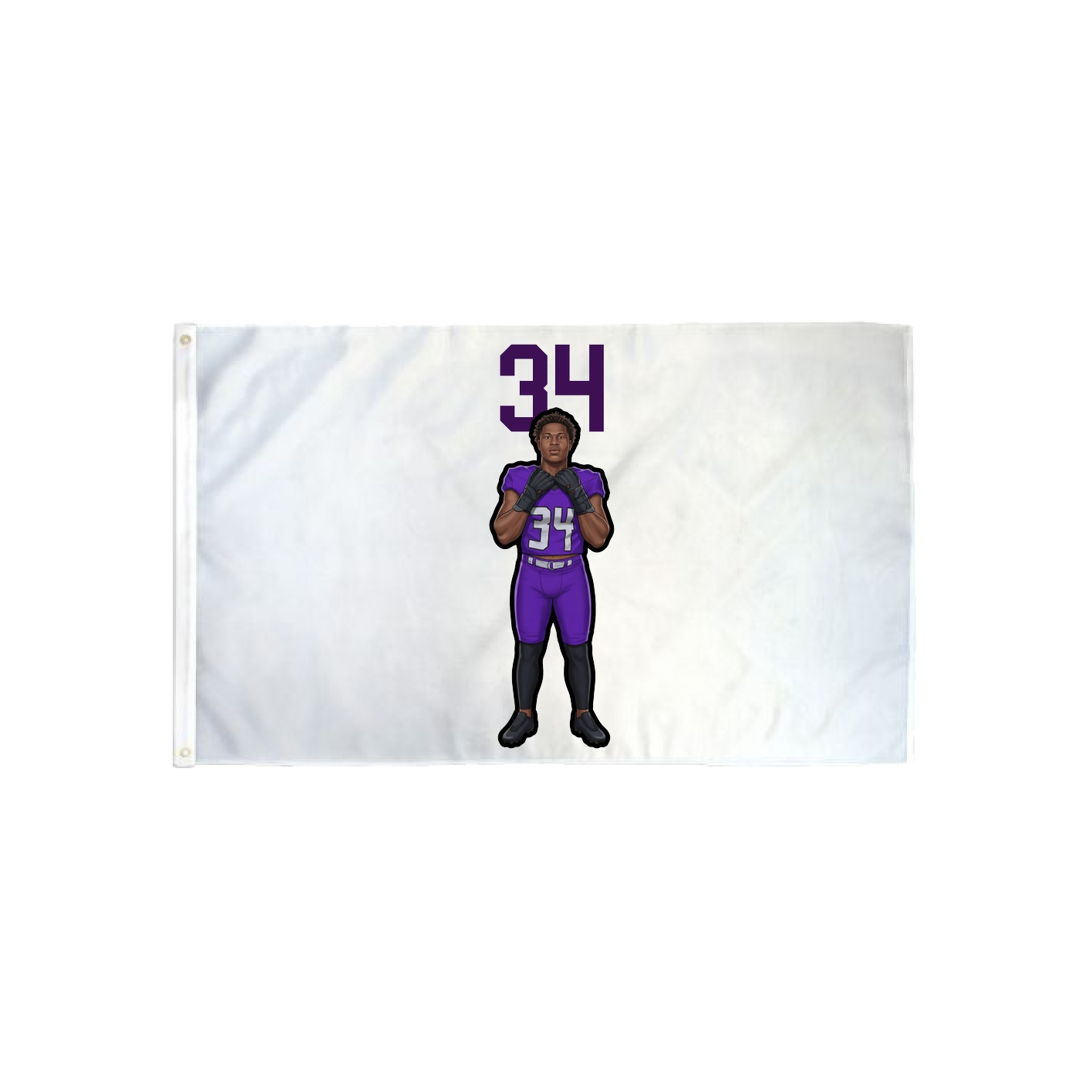 3x5 Flag — Number Top in Classic