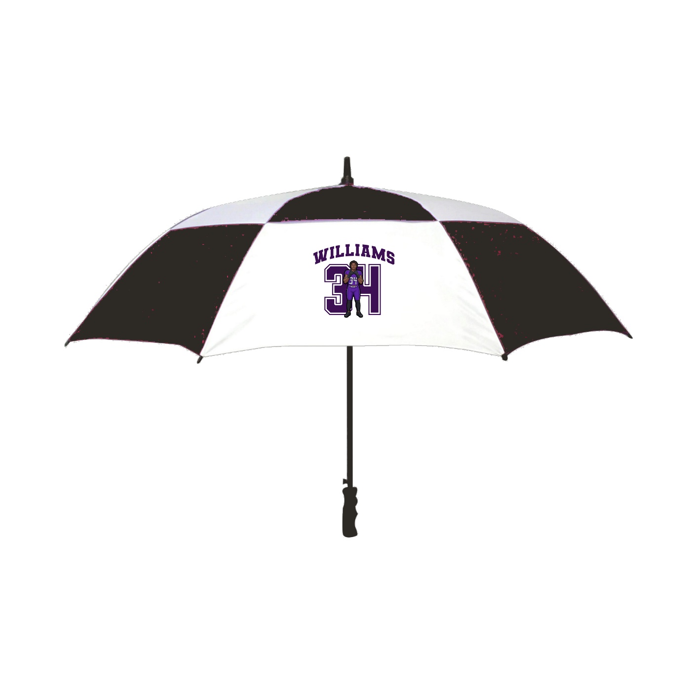 Golf Umbrella — Number in Black