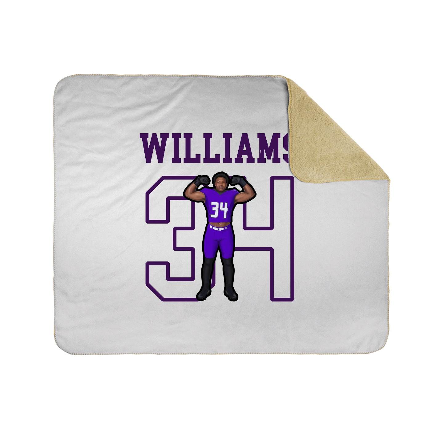 Throw Blanket — Shirsey in White
