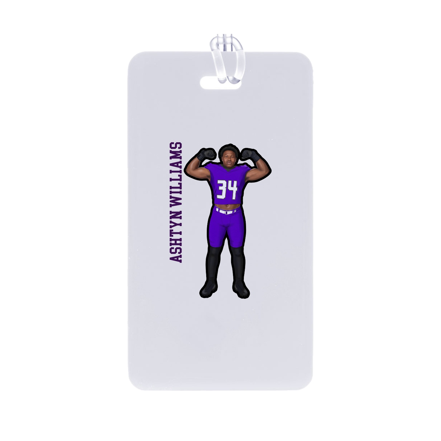 Bag Tag — Name Vertical in Classic