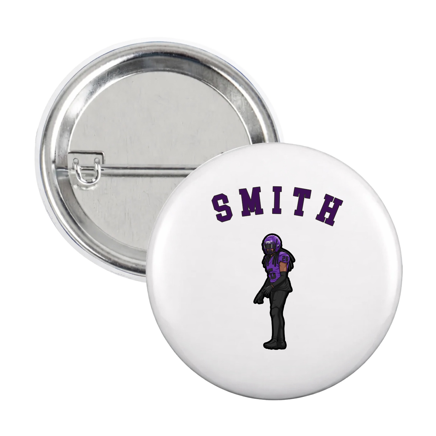Game Day Button — Shirsey Arch in White