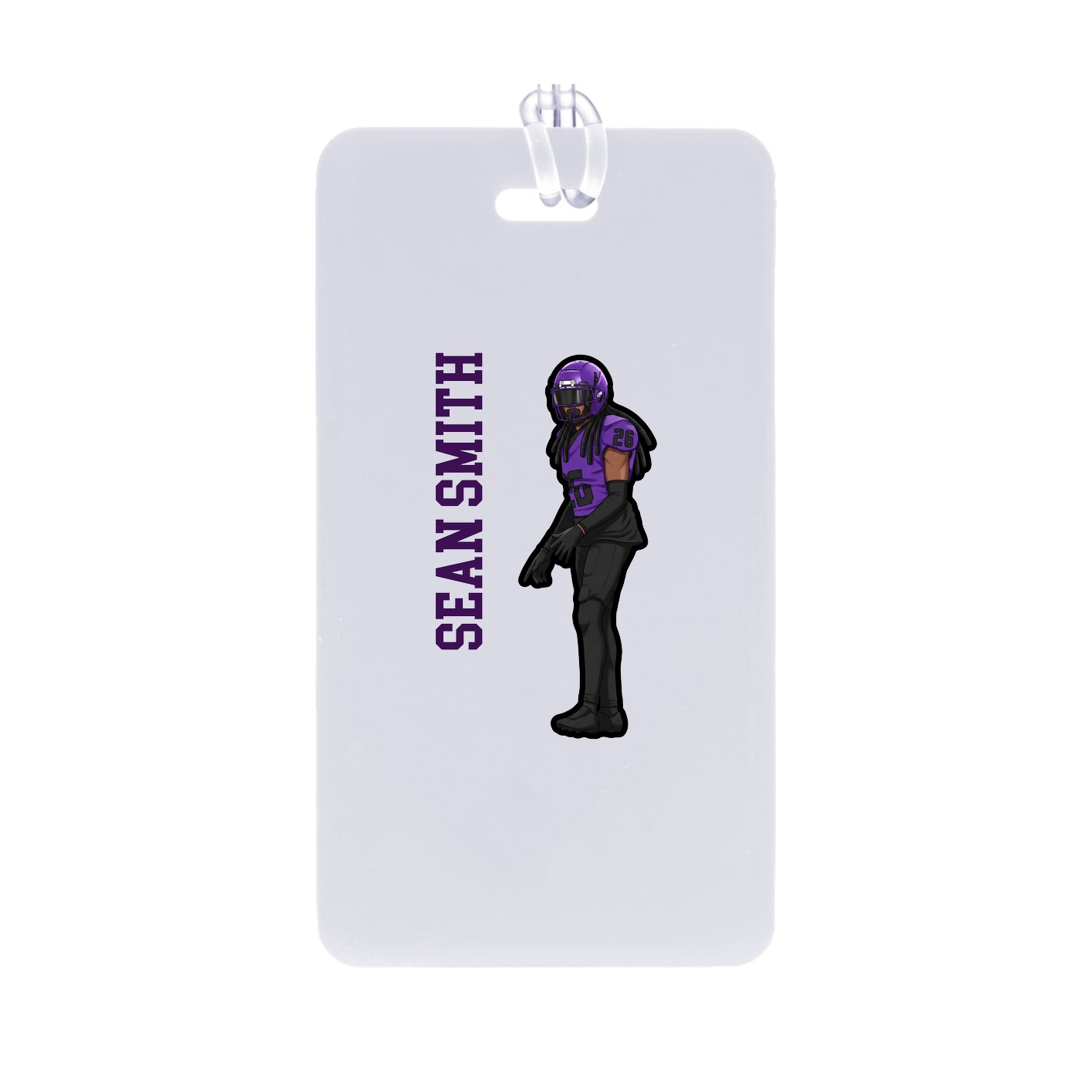 Bag Tag — Name Vertical in Classic