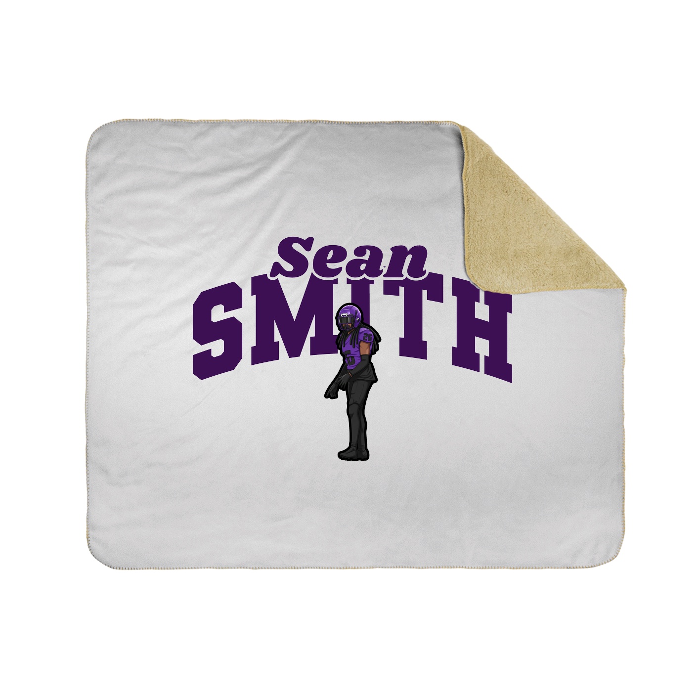 Throw Blanket — Signature Arch in White