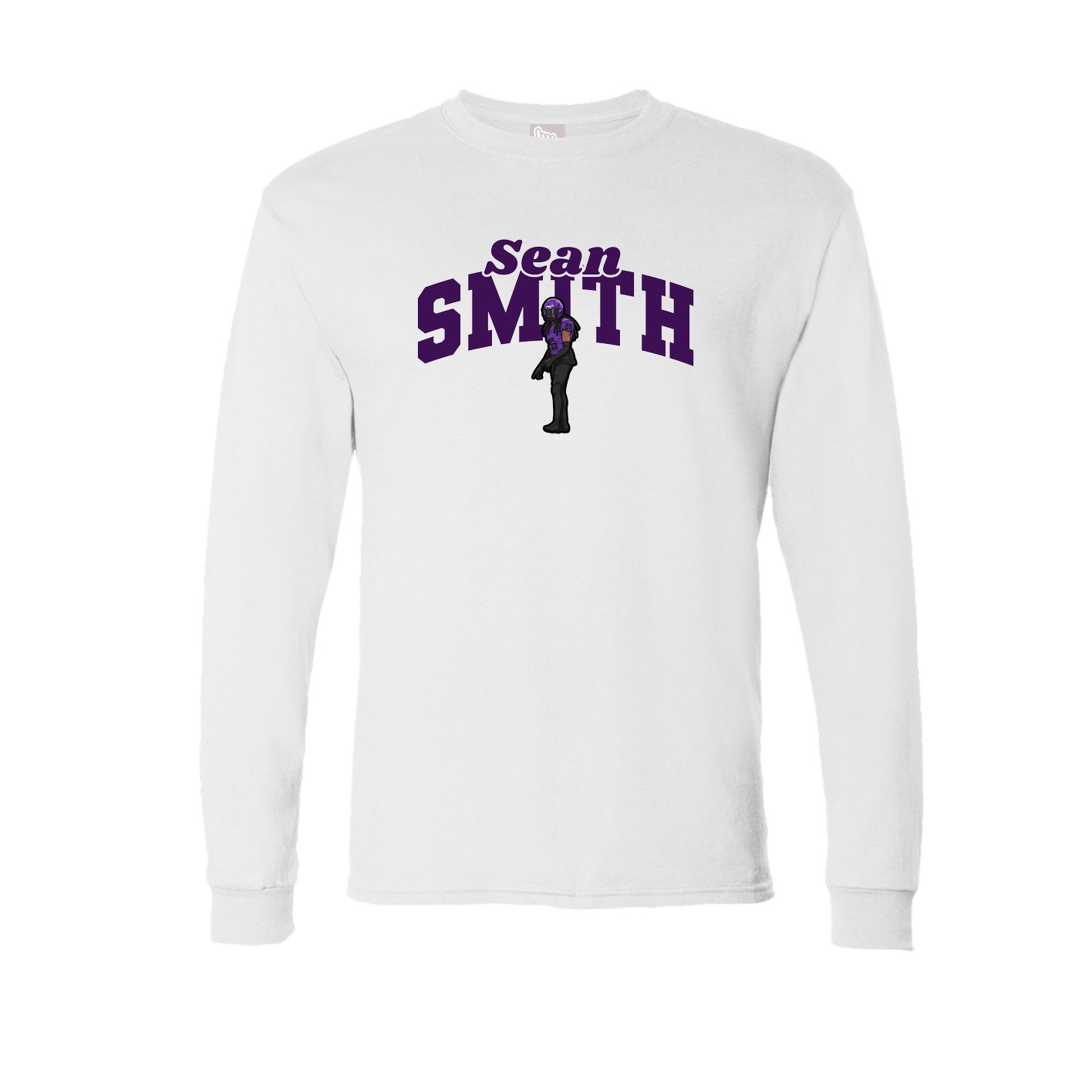 Long Sleeve Tee — Signature Arch in White
