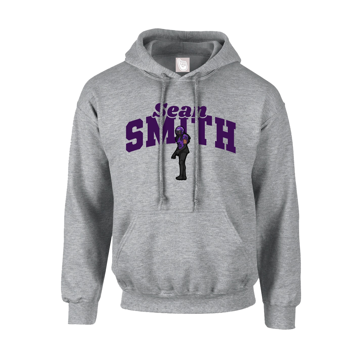 Hoodie — Signature Arch in Grey