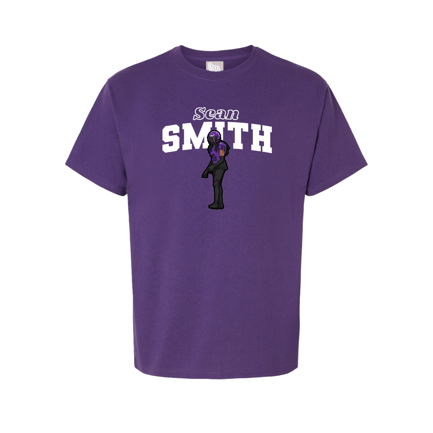 Tee — Name Arch in Purple