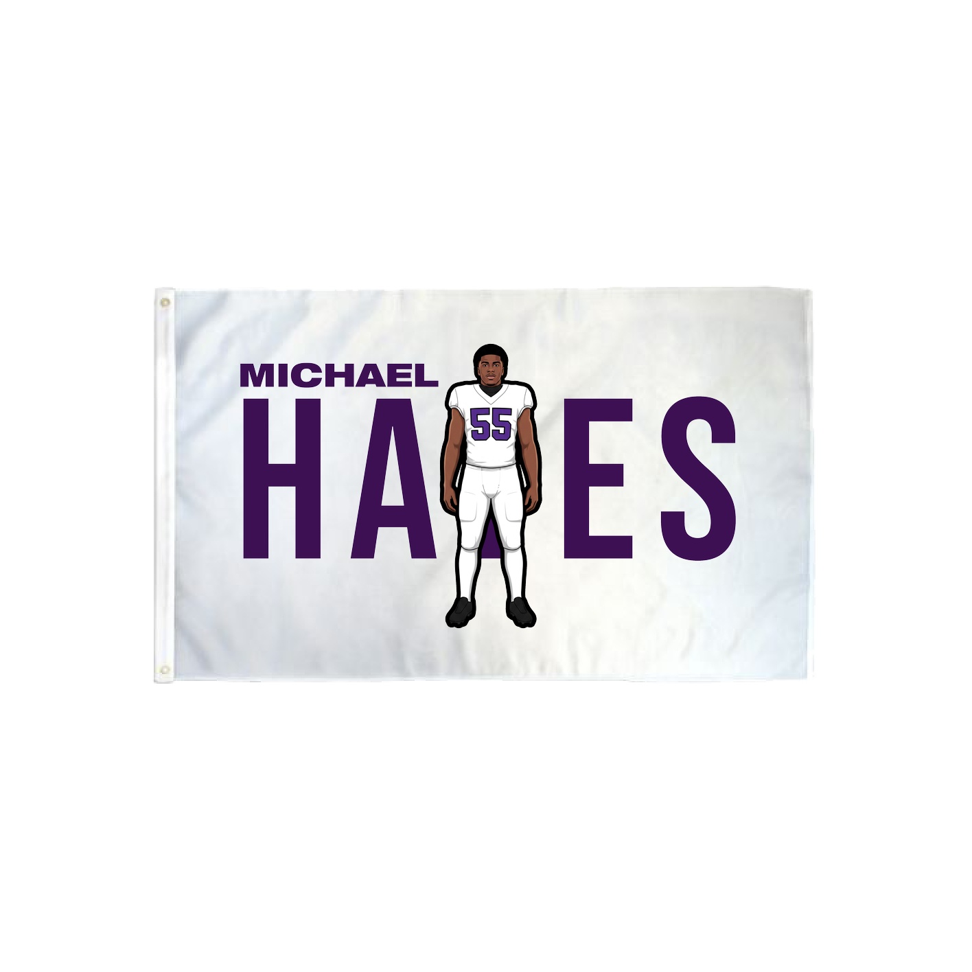 3x5 Flag — Player Name in Classic