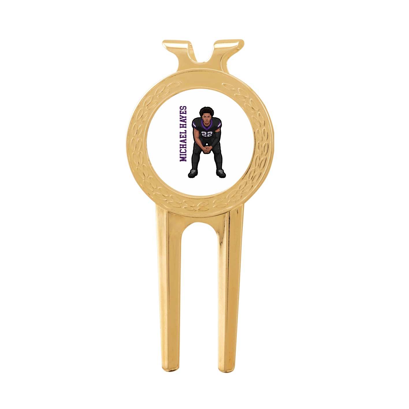 Divot Tool with Ball Marker — Name Vertical in Classic