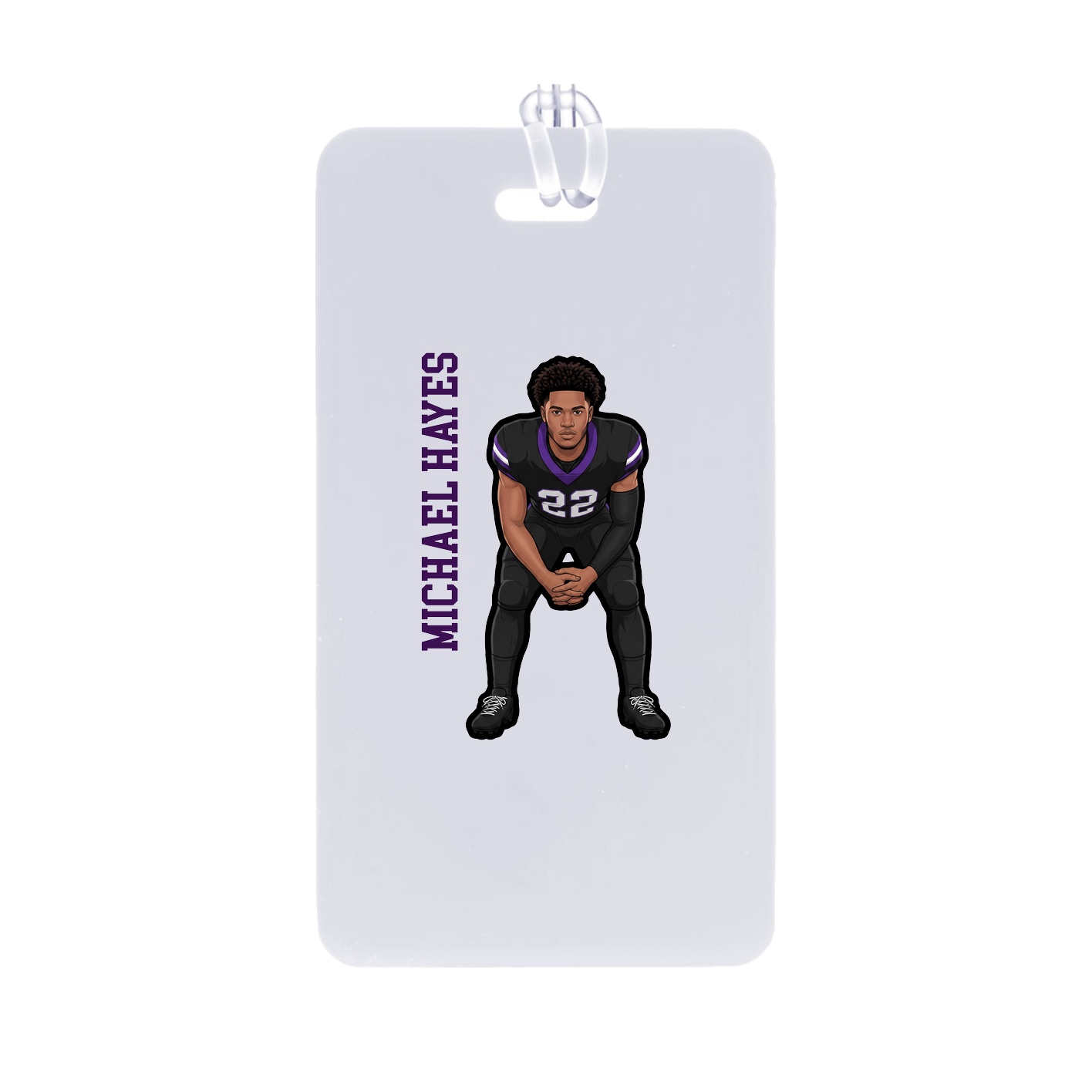 Bag Tag — Name Vertical in Classic