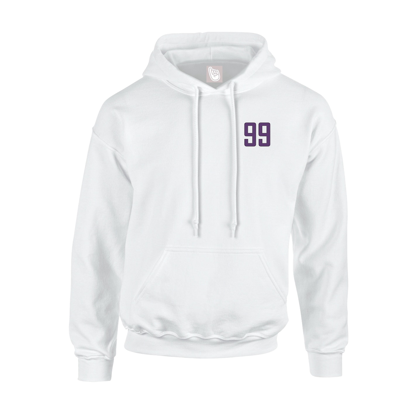 Youth Hoodie — Front Shirsy in White