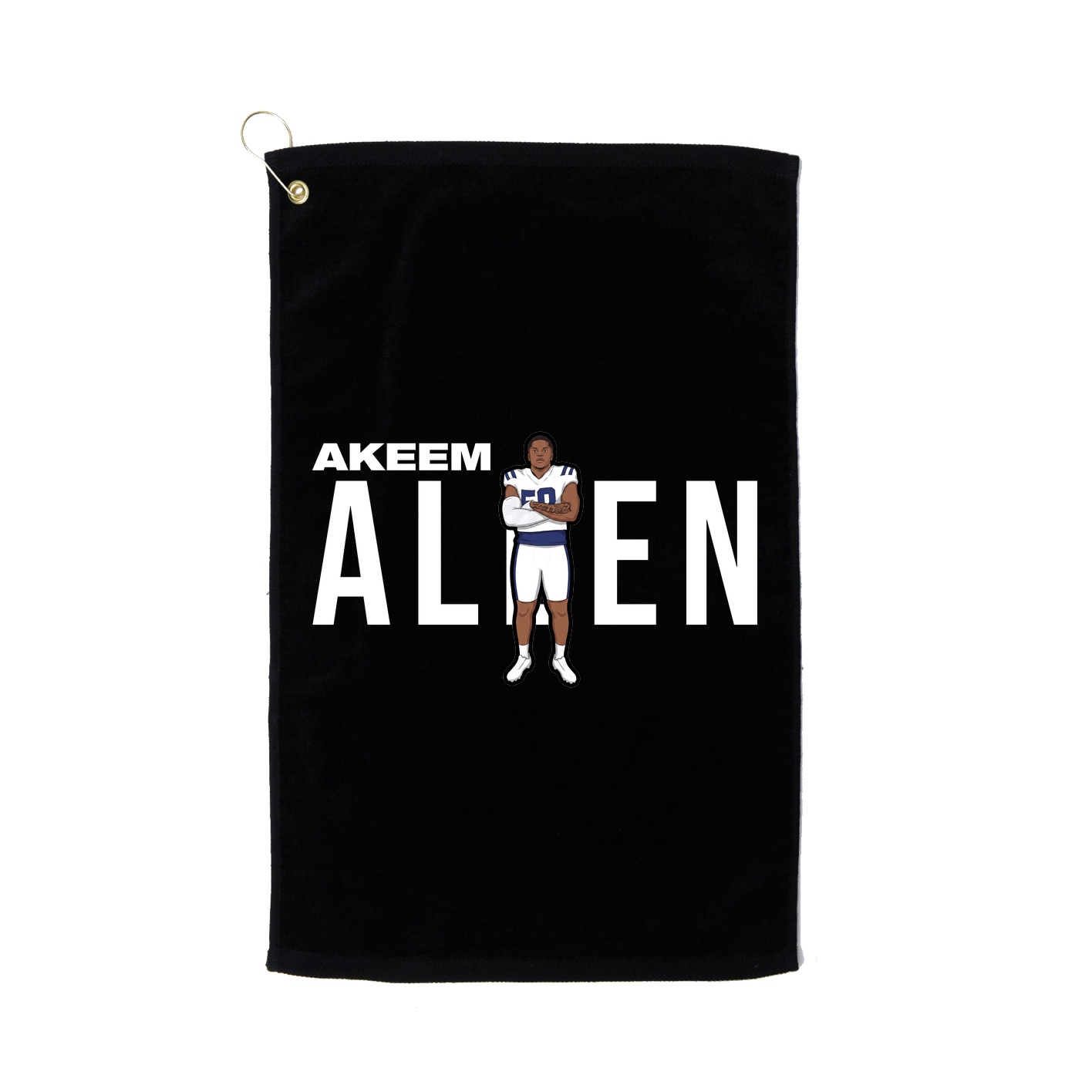 Golf Towel — Player Name in Black