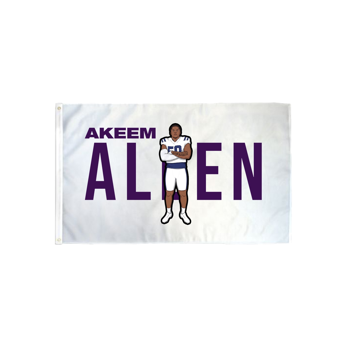 3x5 Flag — Player Name in Classic