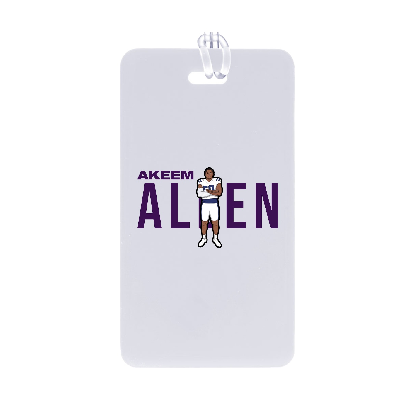 Bag Tag — Player Name in Classic