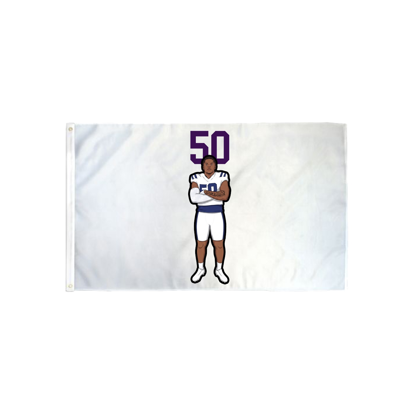 3x5 Flag — Number Top in Classic