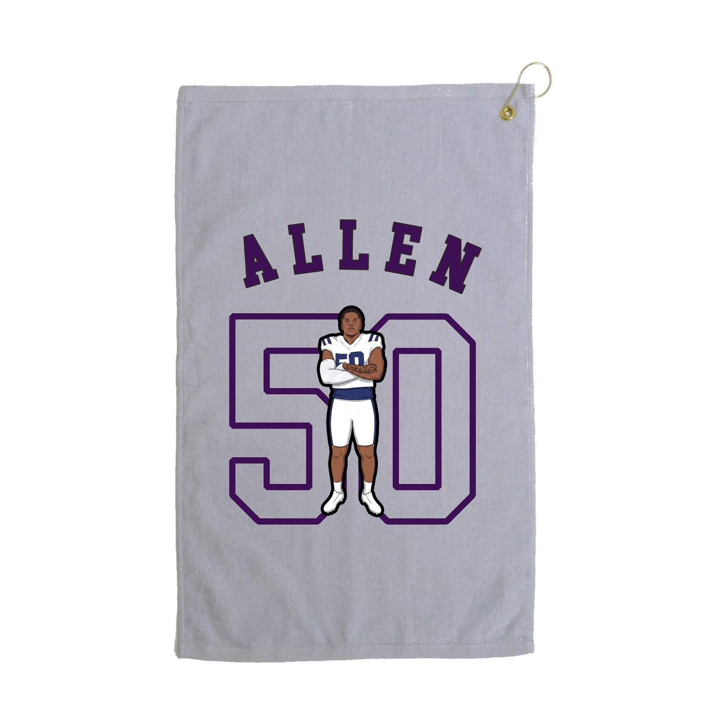 Golf Towel — Shirsey Arch in Grey