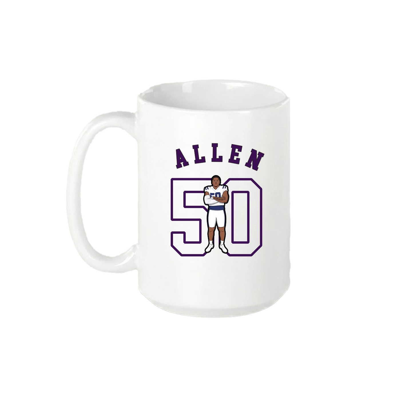 15oz Coffee Mug — Shirsey Arch in White