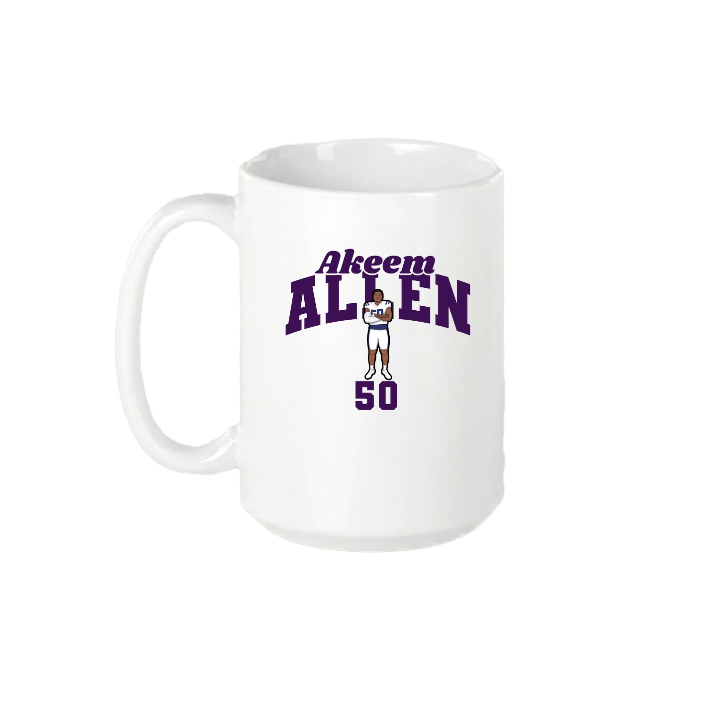 15oz Coffee Mug — Signature Arch in White