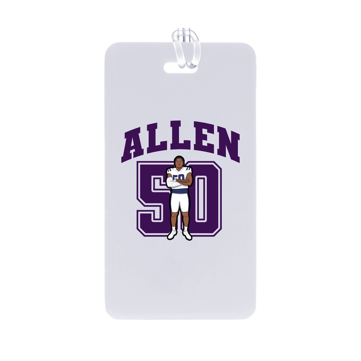 Bag Tag — Number in Classic
