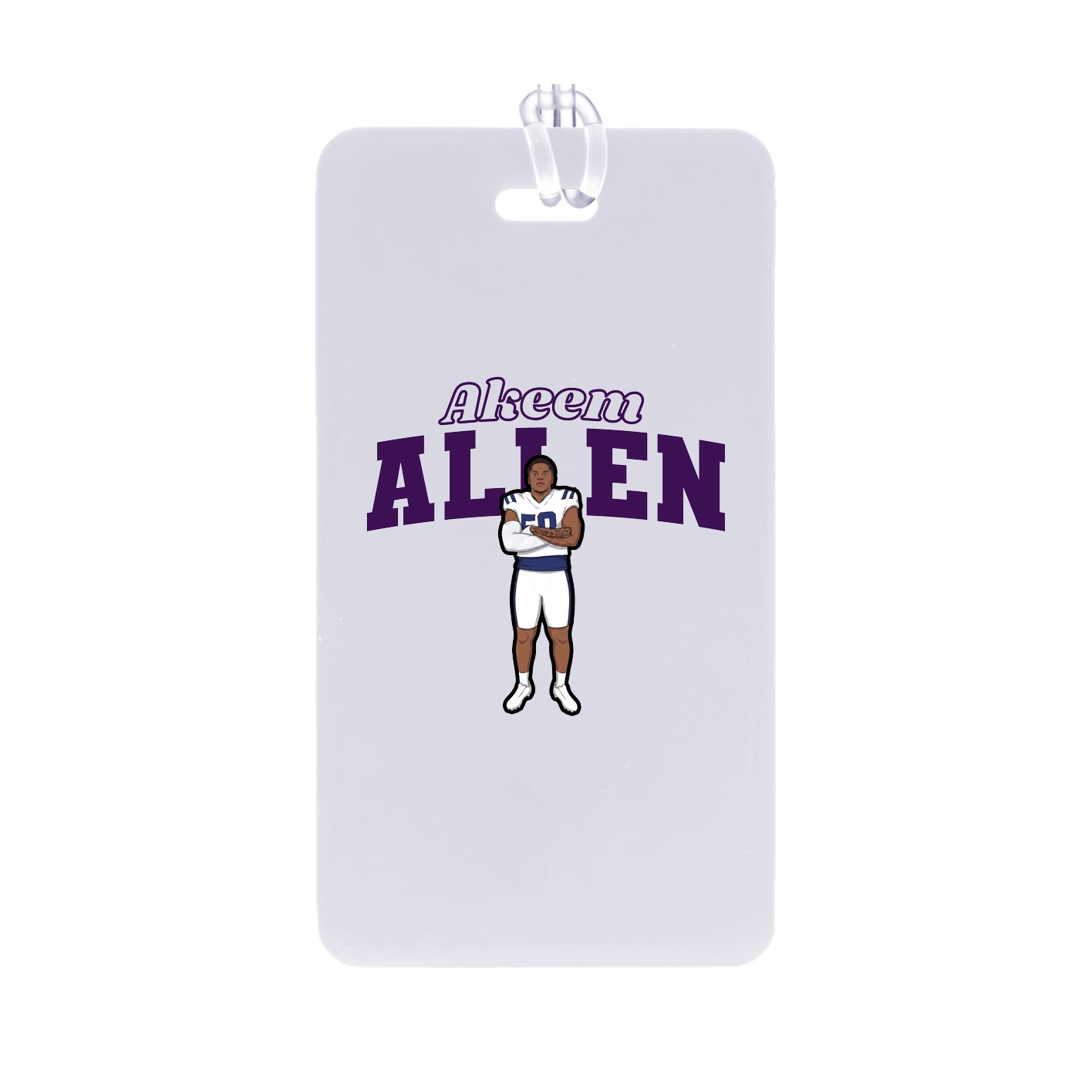Bag Tag — Name Arch in Classic