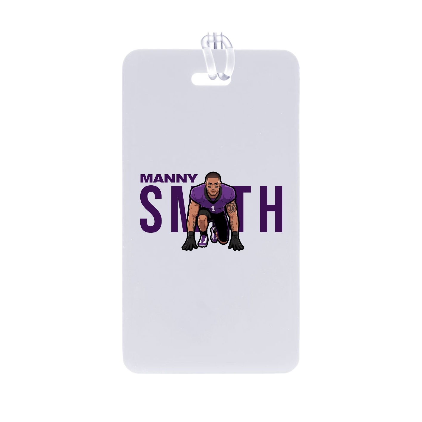 Bag Tag — Player Name in Classic